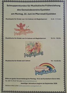 Musikalische Früherziehung 